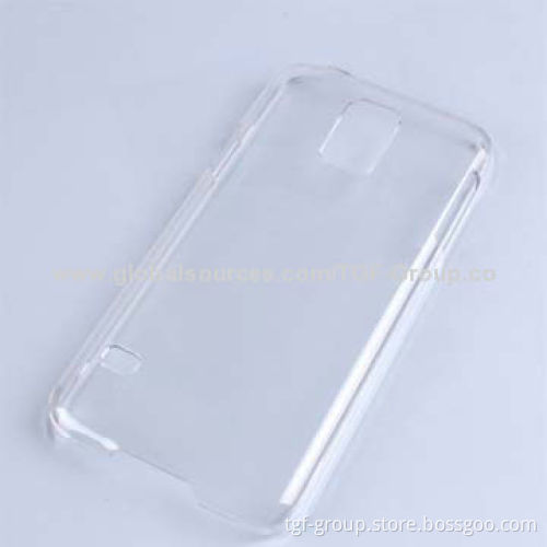 Transparent PC case for Samsung S5